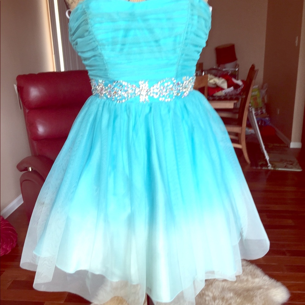 Blue dress